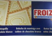 Butter biscuit with white bar