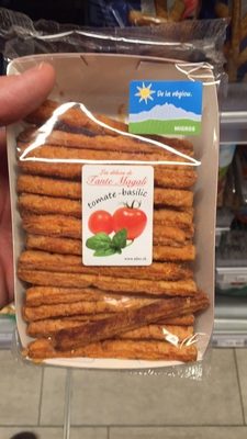 Bâtonnets croustillants vaudois Tomato Basil Bâtonnets croustillants vaudois tomate basilic