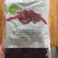 Bâtonnets de betterave rouge