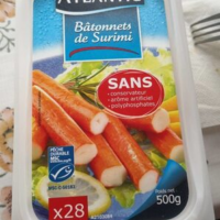 Bâtonnets de surimi