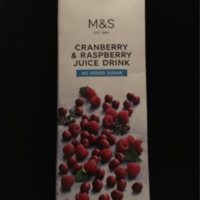 CRANBERRY & RASPERRY JUICE DRINK