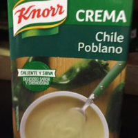 CREMA CHILE POBLANO
