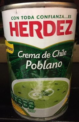 Soup from CHILE POBLANO CREMA DE CHILE POBLANO