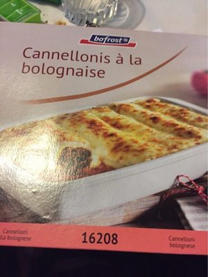 Cannellonis Bolognese Cannellonis a la bolognaise