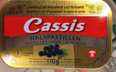 Cassis – Pastilles for la Gorge Cassis - Pastilles pour la Gorge