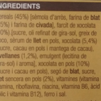 Cereals farcits from xoco
