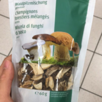 Champignons Forestiers Mélangés Séchés
