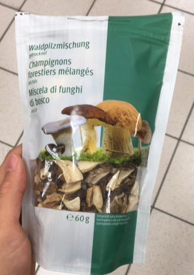 Mushrooms Forestiers Mixed Séchés Champignons Forestiers Mélangés Séchés