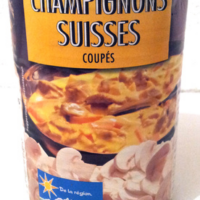 Champignons suisses coupés