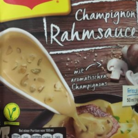 Champignon Cream Sauce Champion Rahmsauce