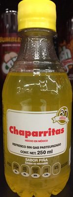 Chaparritas Flavor Pineapple Chaparritas sabor Piña