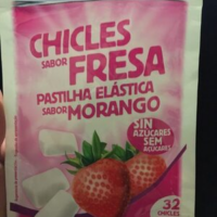 Chicles sabor fresa