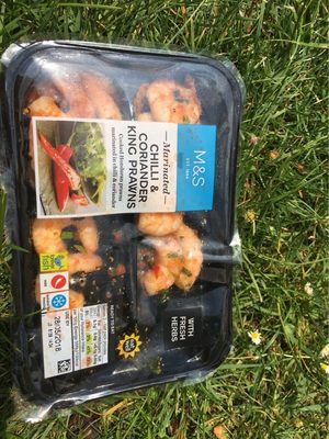 Chili & coriander king prawns Chili & coriander king prawns