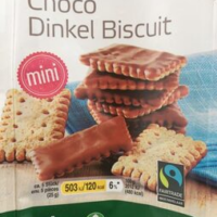 Choco dinkel biscuit