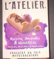 Chocolate au lait Raisins