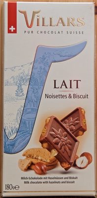 Chocolate Milk Hazelnut and Biscuits Chocolate au lait noisettes et biscuits