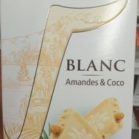 Chocolate blanc amandes & coco Villars