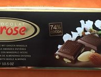 Chocolate noir aux amandes