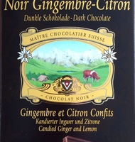 Chocolate noir gingembre-citron