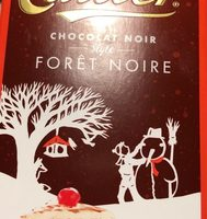 Chocolate noir style foret noire