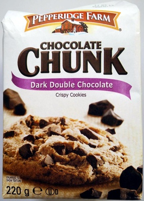 Chocolate Chunk Dark Double Chocolate Crispy Cookies Chocolate Chunk Dark Double Chocolate Crispy Cookies
