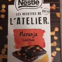 Chocolate negro con naranja confitada