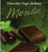 Chocolate negro relleno menta