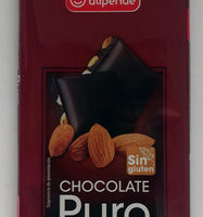 Chocolate puro con almendras