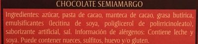 Chocolate semi amargo Chocolate semi amargo - Image 2