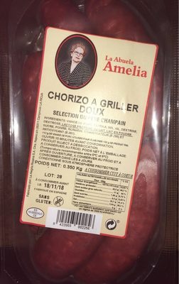 Chorizo à griller Soft Chorizo à griller doux
