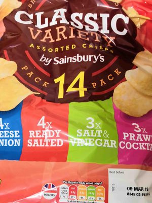 Classic variety crisps Classic variety crisps