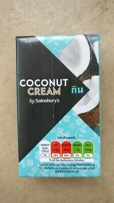 Coconut Cream by Sainsbury’s Coconut Cream by Sainsbury's