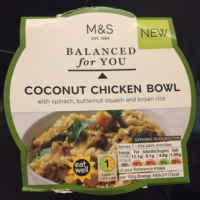 Coconut chicken bowl