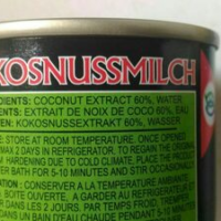 Coconut milk