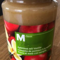 Compote de pomme à la vanille