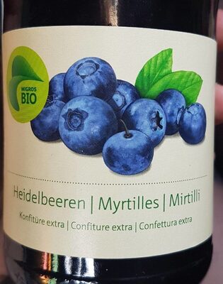 Jam Extra Blueberrys Confiture extra myrtilles