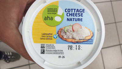 Cottage Cheese aha! Cottage Cheese aha!