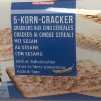 Crakers with cinq céréales Crakers aux cinq céréales
