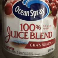 Cranberry juice blend