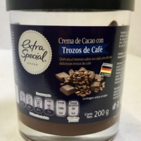 Crema de Cacao con Trozos de Café