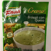 Crema de brócoli con queso