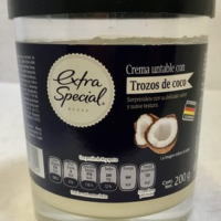 Crema untable con Trozos de Coco