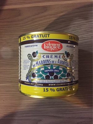 Creme from Marrons from L’Ardeche Creme de Marrons de l’Ardeche