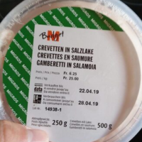 Crevettes en saumure