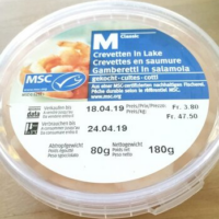 Crevettes en saumure MSC