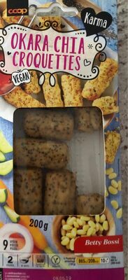 Croquettes Okara Chia Croquettes Okara Chia