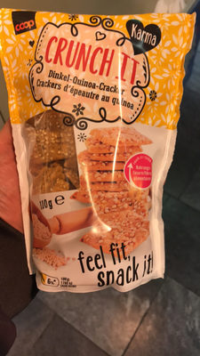 Crunch it Crackers d’épeautre Quinoa Crunch it Crackers d'épeautre au quinoa