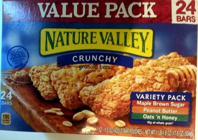 Crunchy Granola Bars – Variety Pack Crunchy Granola Bars - Variety Pack