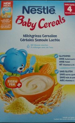 Cereals Semolina Lactée Céréales Semoule Lactée