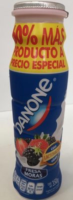 Danone Strawberry Blackberries Danone Fresa Moras